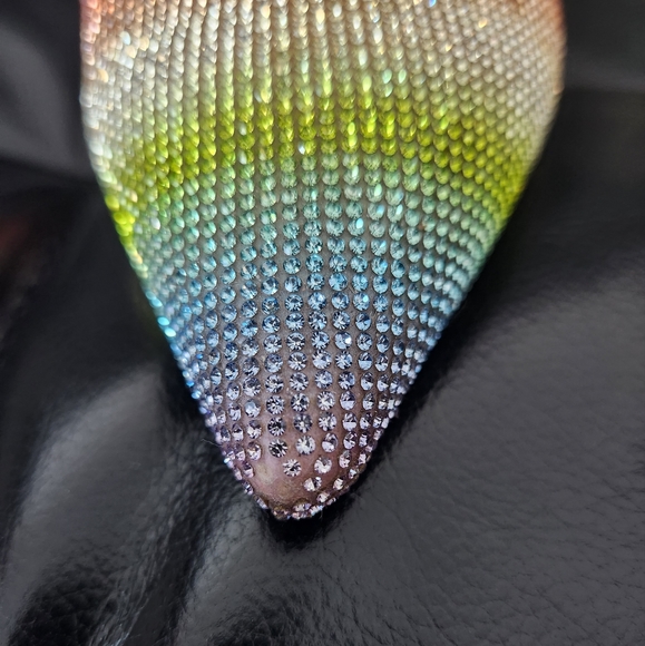 Jeffrey Campbell Soltair Rainbow Crystal Heels - Picture 5 of 5